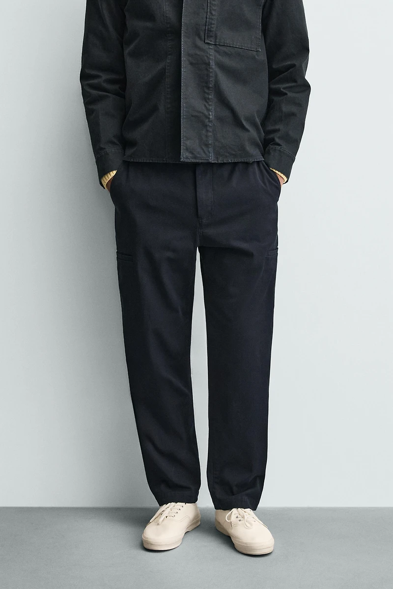 STRAIGHT FIT CARGO PANTS