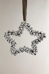 DÉCORATION SAPIN ÉTOILE GRElots NOËL