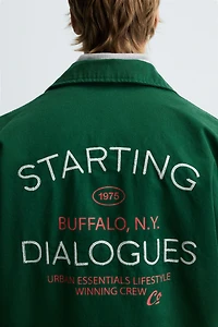 EMBROIDERED ZIP-UP JACKET