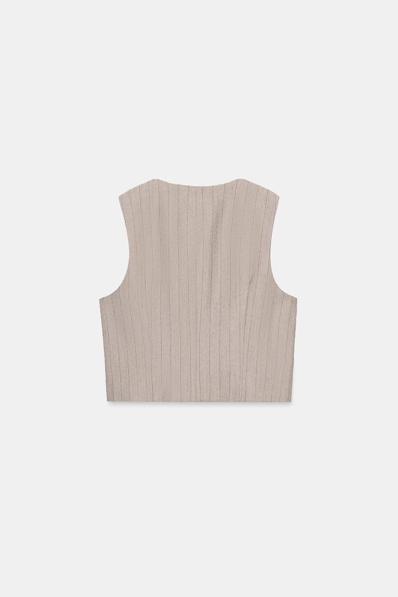 HERRINGBONE VEST