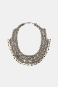 JEWELED BIB NECKLACE