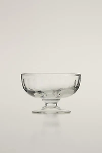 VERTICAL RELIEF GLASS ICE-CREAM CUP