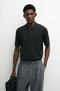 Polo col boutonné 100 % coton