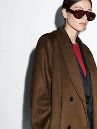 Manteau laine long