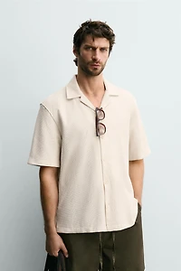 TEXTURED REGULAR FIT SHIRT