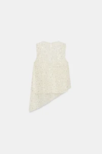 TOP RÉSILLE À PAILLETTES