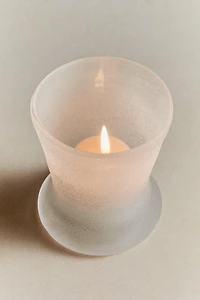 GLASS CANDLE HOLDER