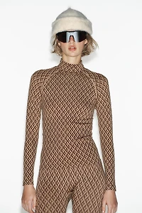 THERMAL JACQUARD THERMOLITE® CORE SKI COLLECTION LEGGINGS