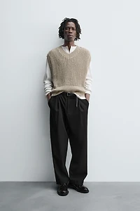 BOXY FIT KNIT VEST