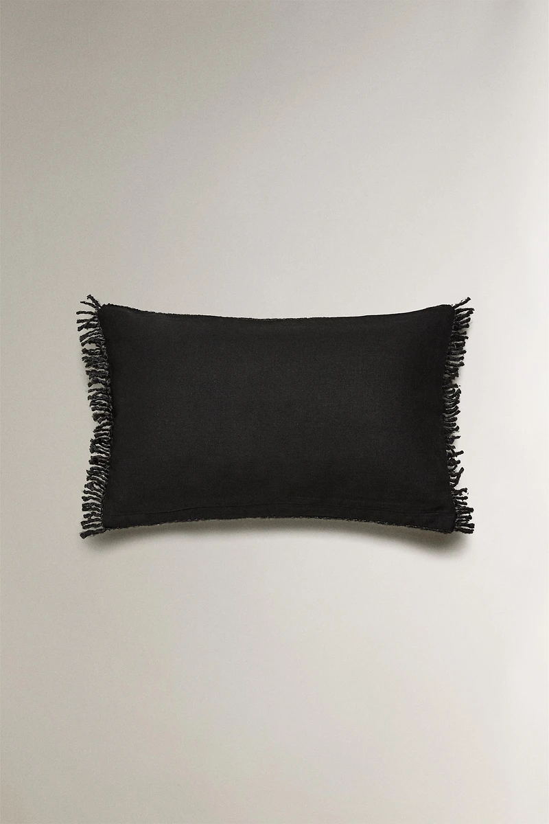 HOUSSE DE COUSSIN FRANGES