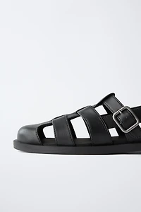BUCKLED FISHERMAN SANDALS