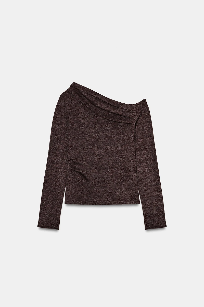 TOP ASYMÉTRIQUE PIQUÉ