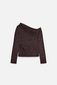 TOP ASYMÉTRIQUE PIQUÉ