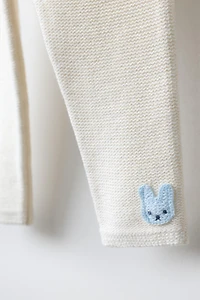 BUNNY PATCH KNIT PANTS