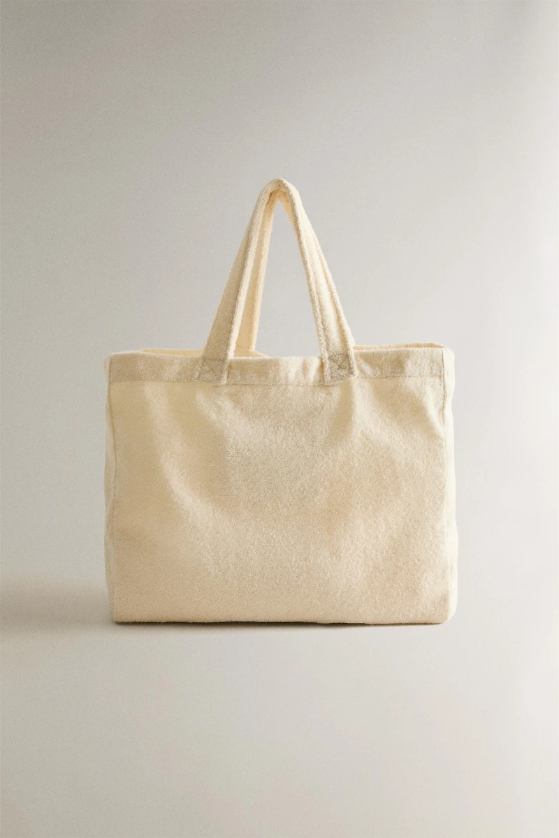 LARGE TERRY BEACH BAG