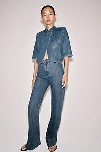 ZW COLLECTION HIGH-RISE FLARE JEANS