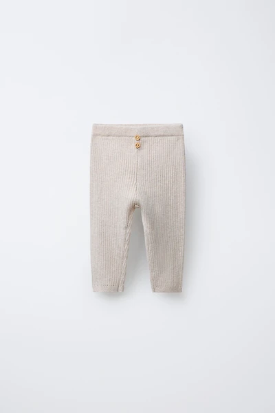 LEGGING CÔTELÉ À BOUTONS