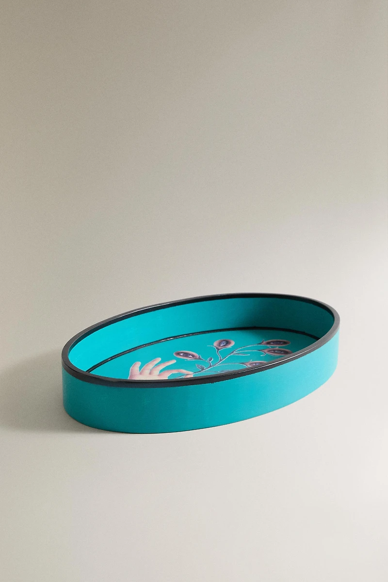 DECORATIVE TURQUOISE TRAY | MARISA BERENSON