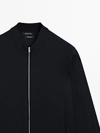 Cardigan 100 % laine mérinos à fermeture Éclair