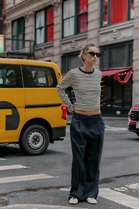 LONG SLEEVE STRIPED T-SHIRT