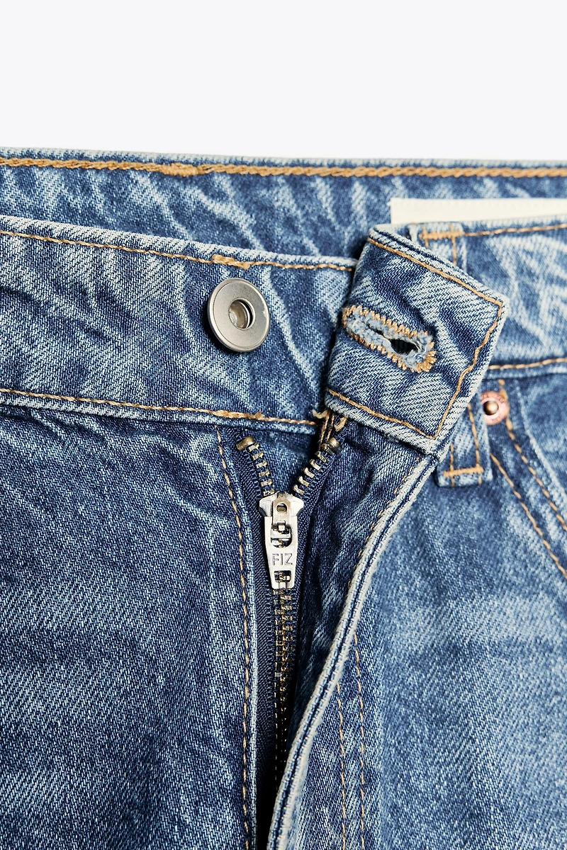 TRF MID-RISE BAGGY BALLOON JEANS