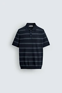 POLO REGULAR FIT EN MAILLE PIQUÉE