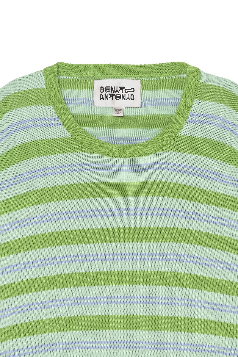 COTTON - LINEN STRIPED JUMPER