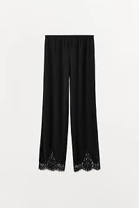 POINTELLE LACE PANTS
