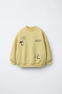SURF PRINT SWEATSHIRT