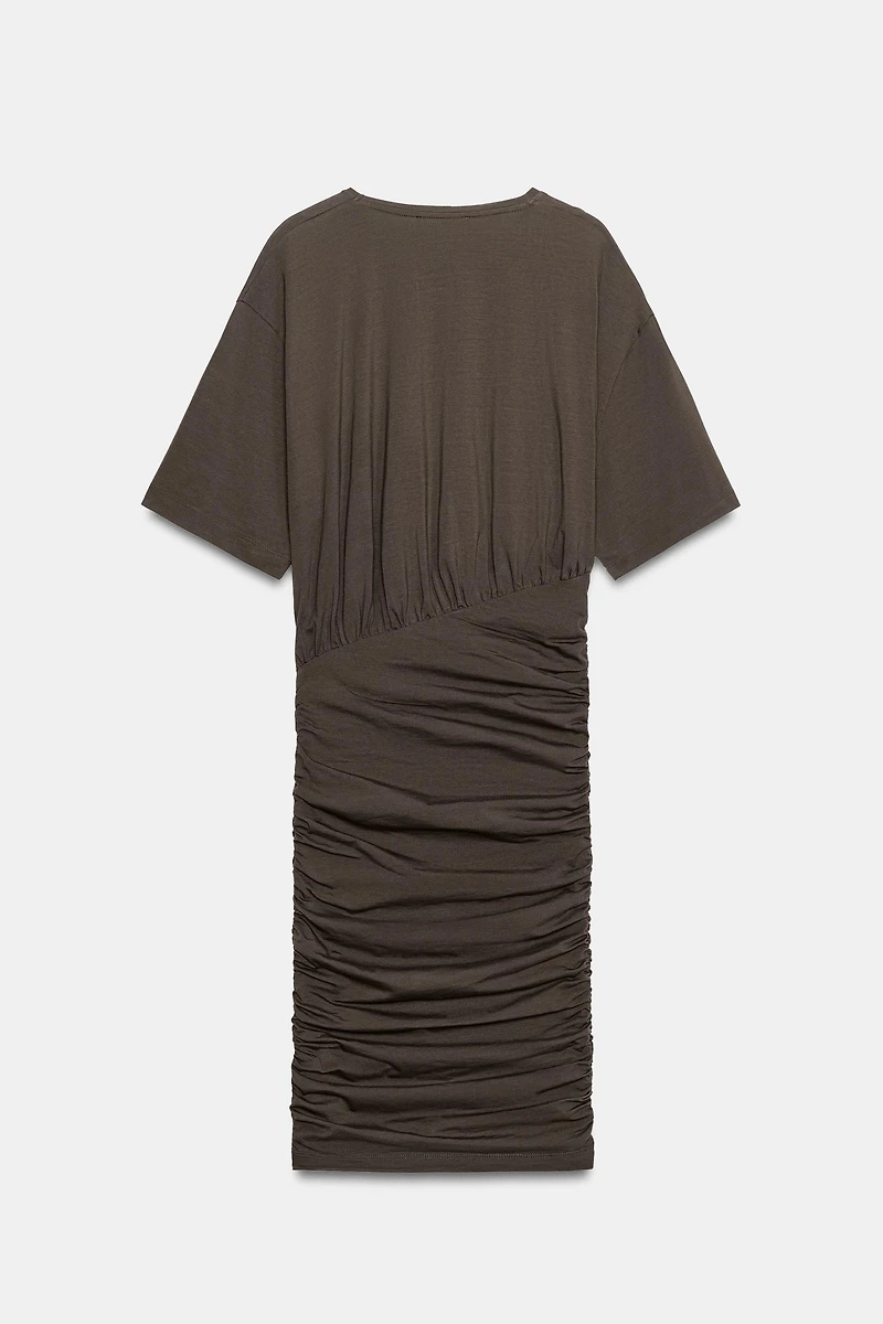 DRAPED SHORT DRESS