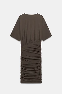 DRAPED SHORT DRESS