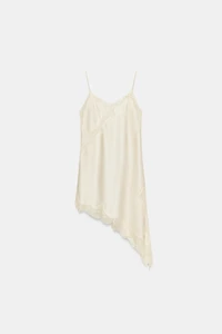 ZW COLLECTION ASYMMETRIC LACE DRESS