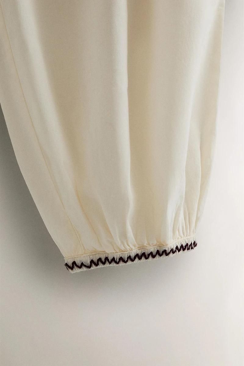 PANTALON FRONCÉ NOËL