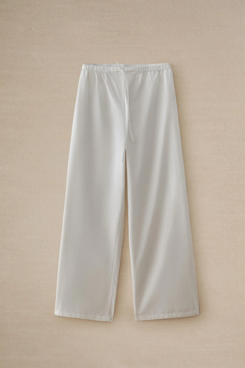 PANTALON LONG EN COTON