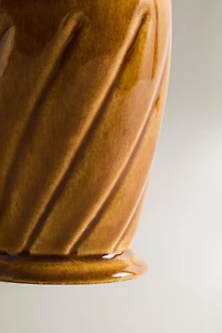 MUSTARD RAISED TOOTHBRUSH HOLDER