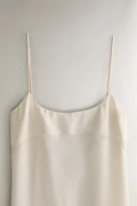 CHEMISE DE NUIT SOIE BEIGE