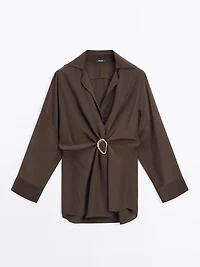 Chemise longue broche