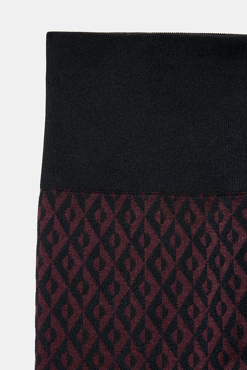 LEGGINGS JACQUARD SEAMLESS SKI COLLECTION