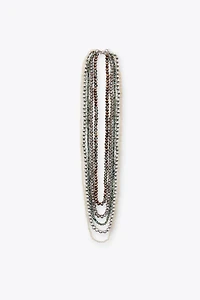 LOT DE 2 COLLIERS FANTAISIE PERLES