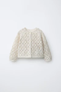 LINEN BLEND CARDIGAN