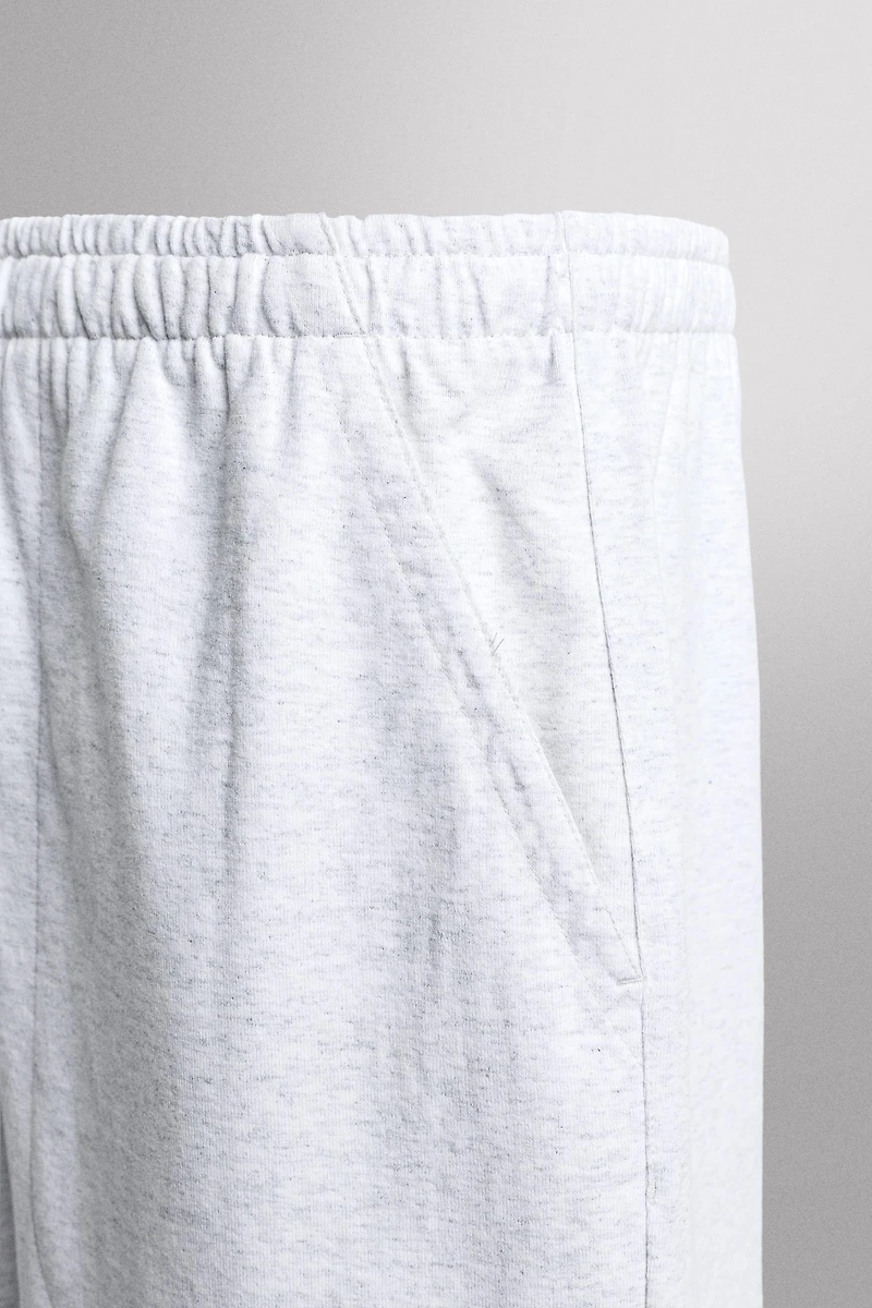 9" COTTON SWEATSHORTS