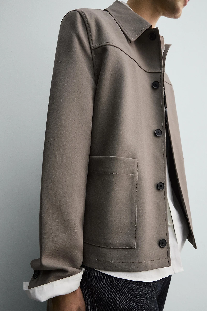 SURCHEMISE RELAXED FIT À POCHES