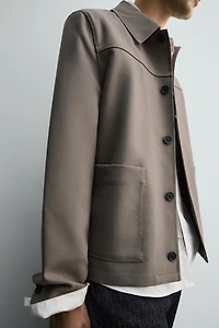 SURCHEMISE RELAXED FIT À POCHES