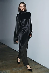 BLOUSE LONGUE ASYMÉTRIQUE ZW COLLECTION