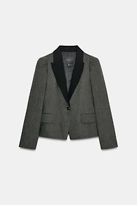 BLAZER CHEVRON EN MATIÈRES VARIÉES ZW COLLECTION