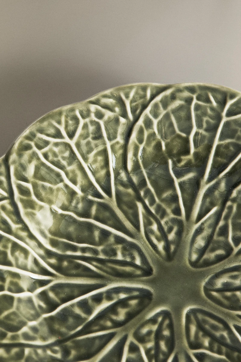 ASSIETTE À DESSERT GRÈS CHOU