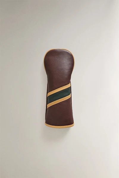 LEATHER HYBRID GOLF CLUB COVER