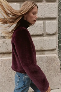 VESTE DOUBLE FACE À BRANDEBOURGS