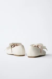 BALLET FLATS WITH BOWS