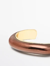 Bronze effect patina bracelet